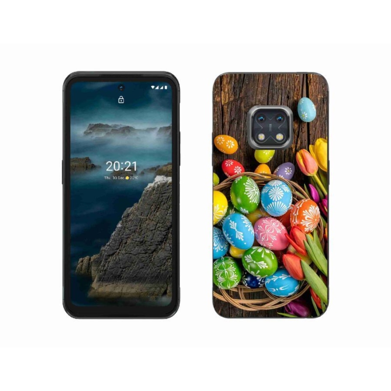 Zselés borítás mmCase a Nokia XR20 készülékhez - Húsvéti tojások