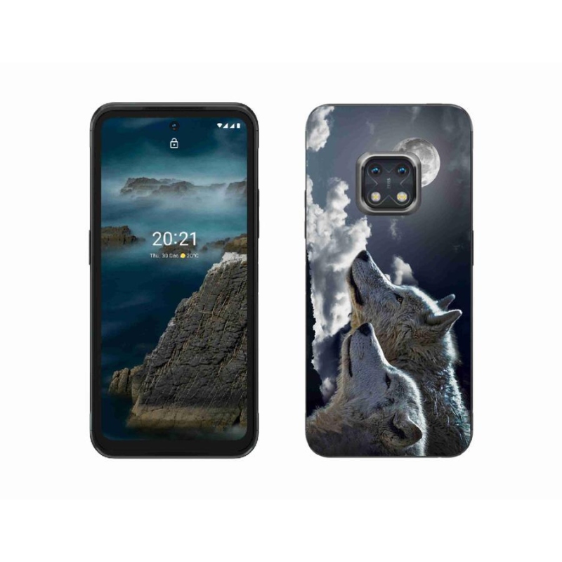 Zselés borítás mmCase a Nokia XR20 készülékhez - farkasok