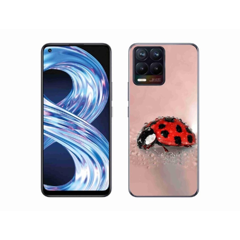 Gél borítás mmCase a Realme 8 4G készülékhez - katicabogár