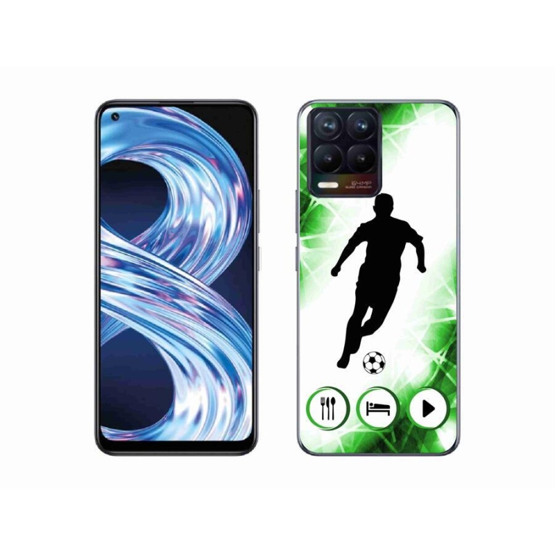 Gél borító mmCase a Realme 8 4G-hez - focista
