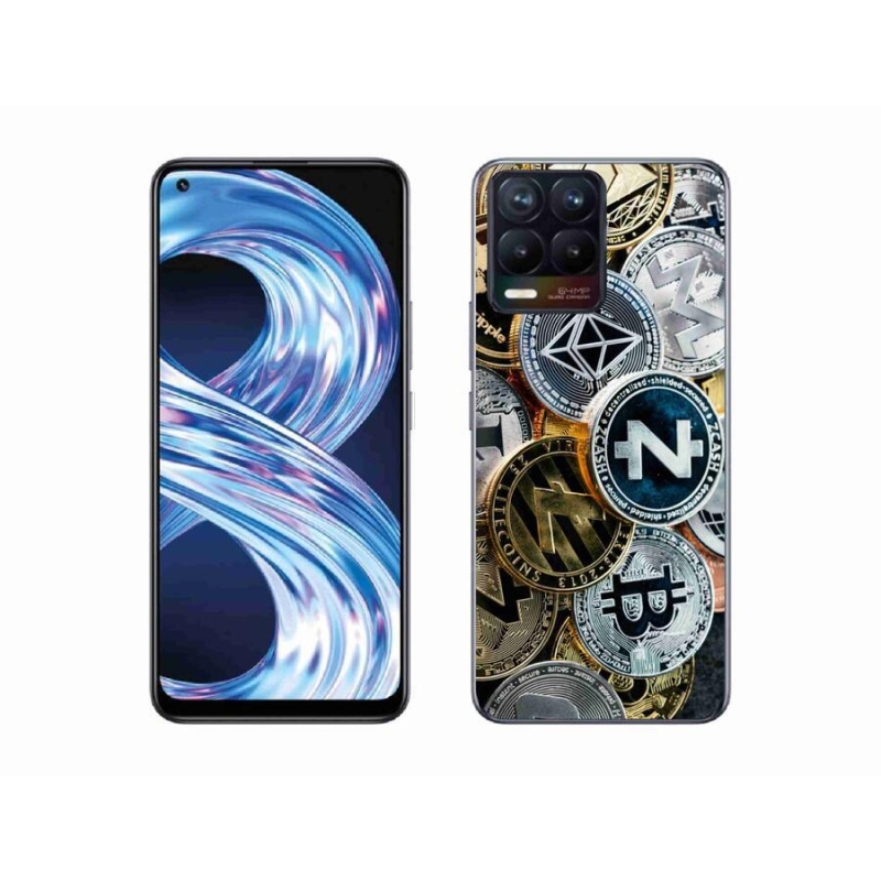 Gél borítás mmCase a Realme 8 4G számára - kriptovaluták