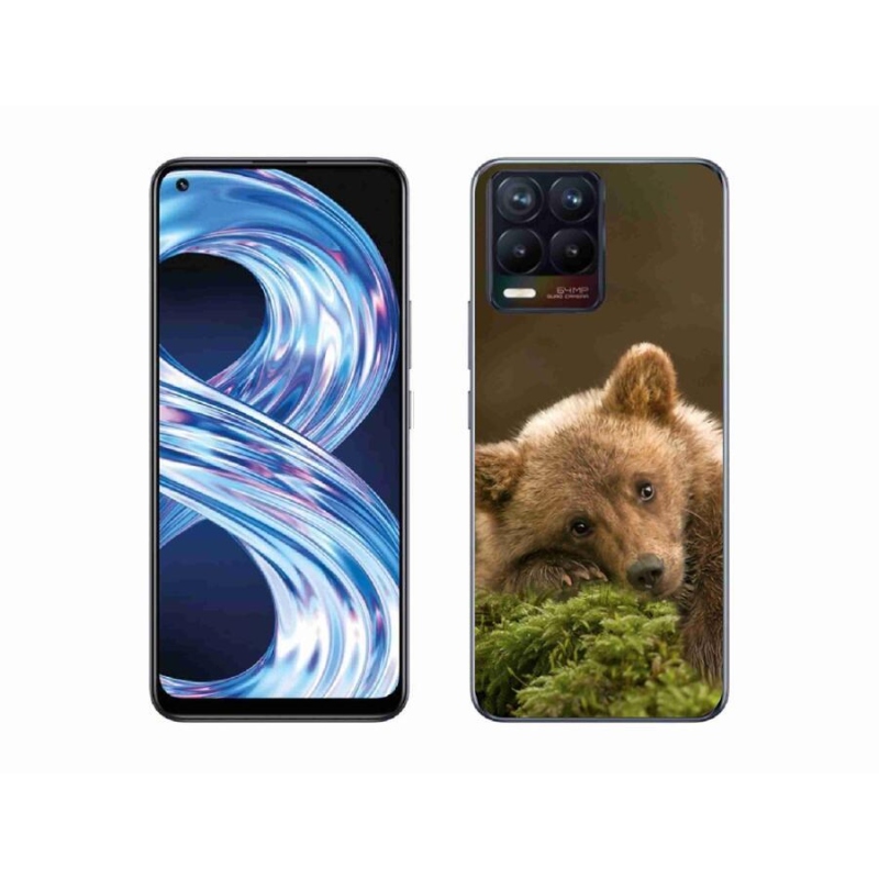 Gél borítás mmCase a Realme 8 4G-hez - medve