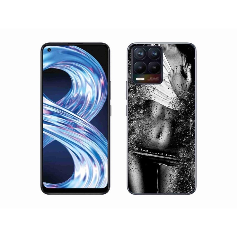 Gél borítás mmCase a Realme 8 4G-hez - szexi nő 1