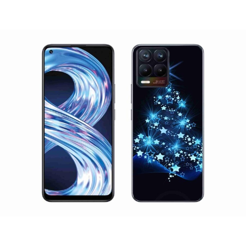 Gél borítás mmCase a Realme 8 4G-hez - Karácsonyfa