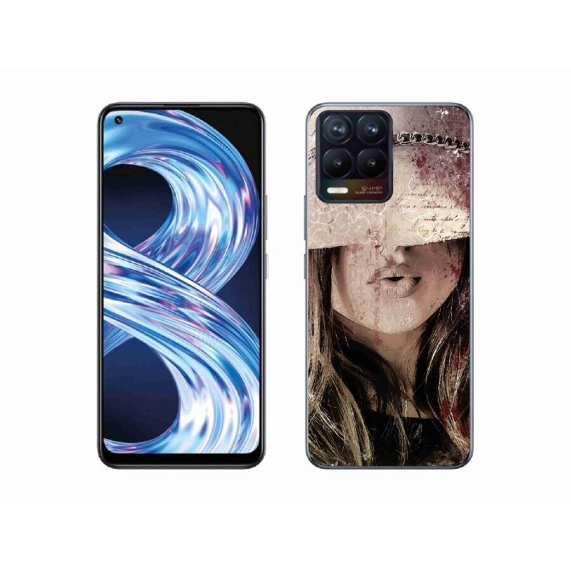Gél borítás mmCase a Realme 8 Pro-hoz - lány
