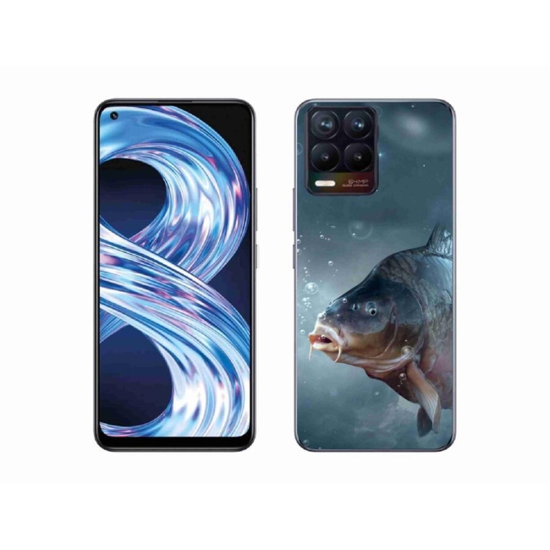 Gél borítás mmCase a Realme 8 Pro számára - ponty és buborékok