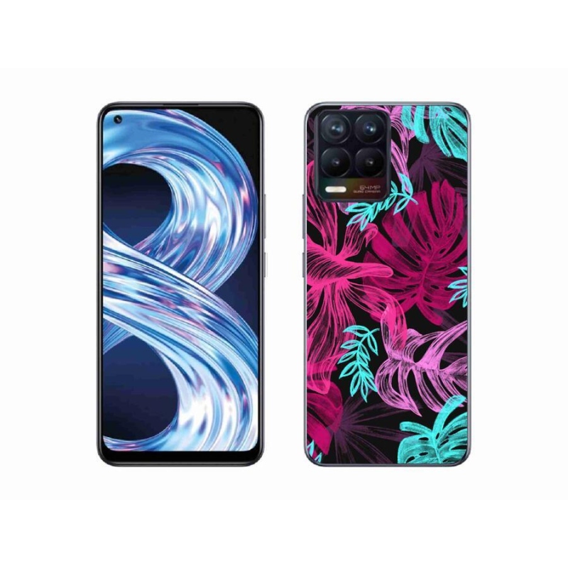 Gél borító mmCase a Realme 8 Pro-hoz - virágok 1