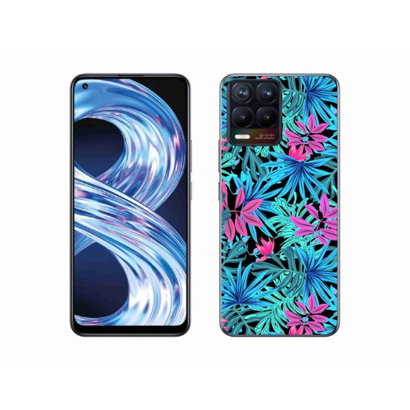 Gél borítás mmCase a Realme 8 Pro-hoz - virágok 3