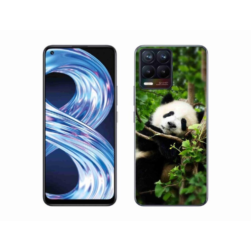 Gél borítás mmCase a Realme 8 Pro-hoz - panda