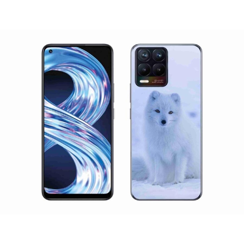Gél borítás mmCase a Realme 8 Pro készülékhez - polár róka