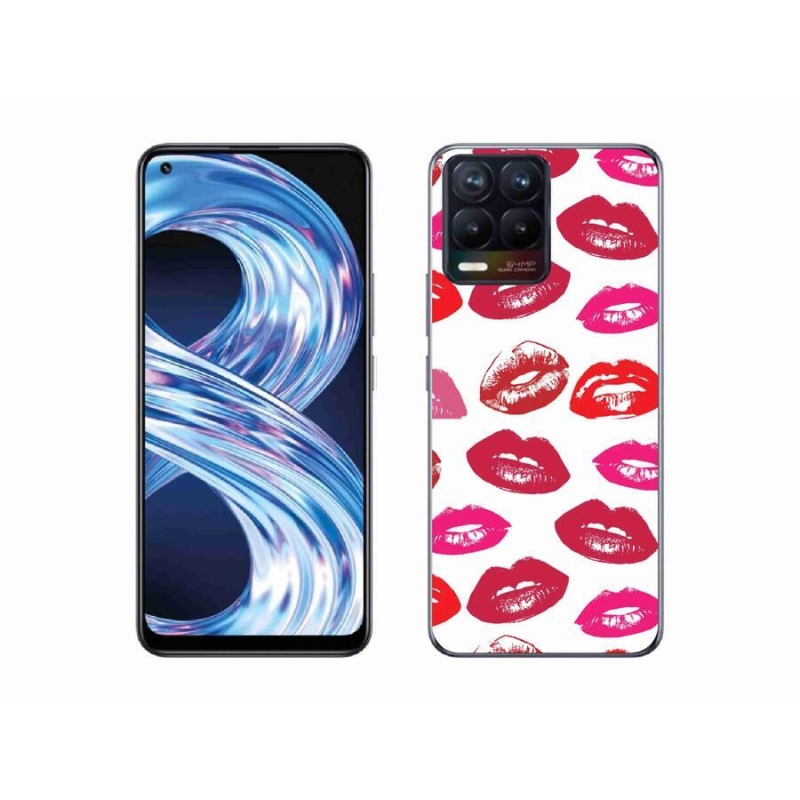 Gél borítás mmCase a Realme 8 Pro készülékhez - ajkak