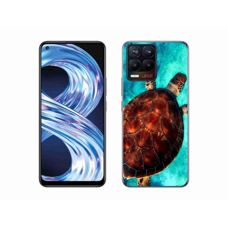 Gél borítás mmCase a Realme 8 Pro-hoz - teknősbéka