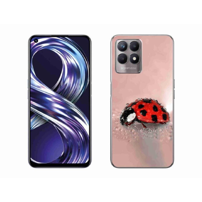 Zselés borítás mmCase a Realme 8i készülékhez - katicabogár