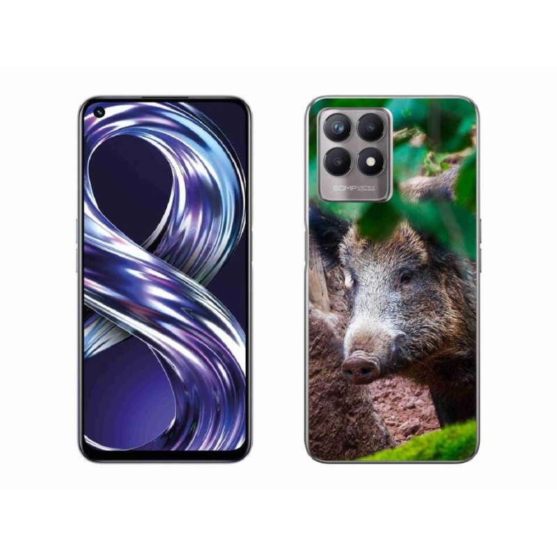 Zselés borítás mmCase a Realme 8i készülékhez - vaddisznó