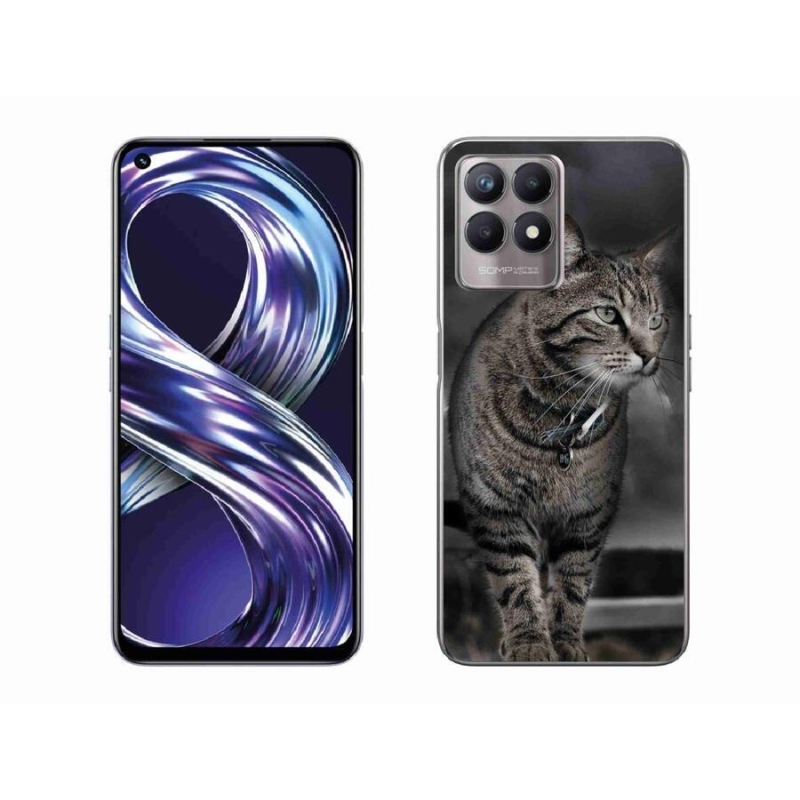 Zselés borítás mmCase a Realme 8i készülékhez - macska