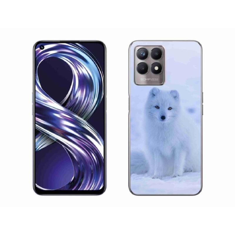 Zselés borítás mmCase a Realme 8i készülékhez - polár róka