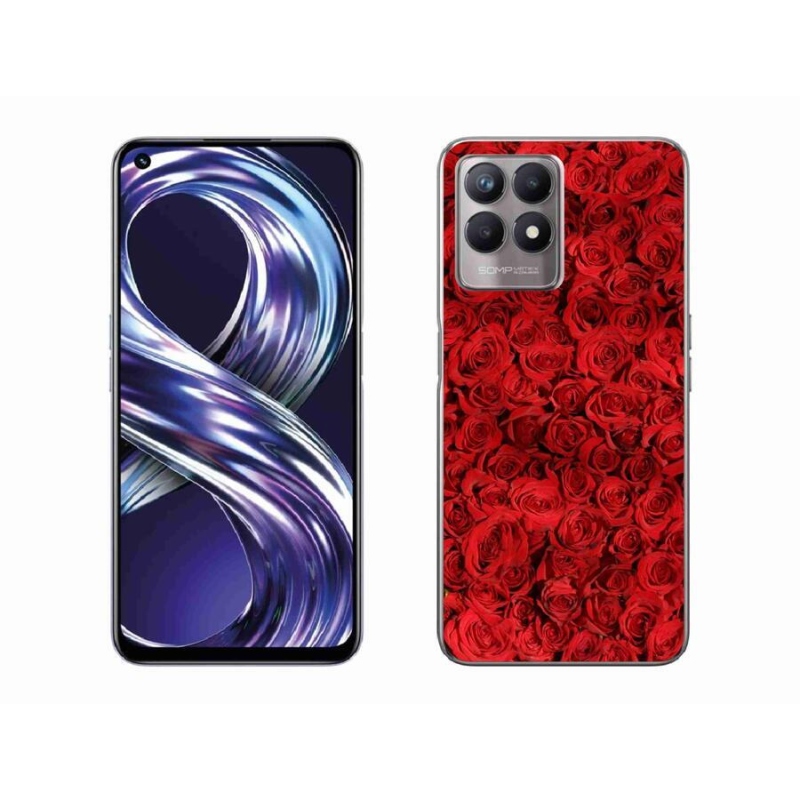 Zselés borítás mmCase a Realme 8i készülékhez - rózsaszínű