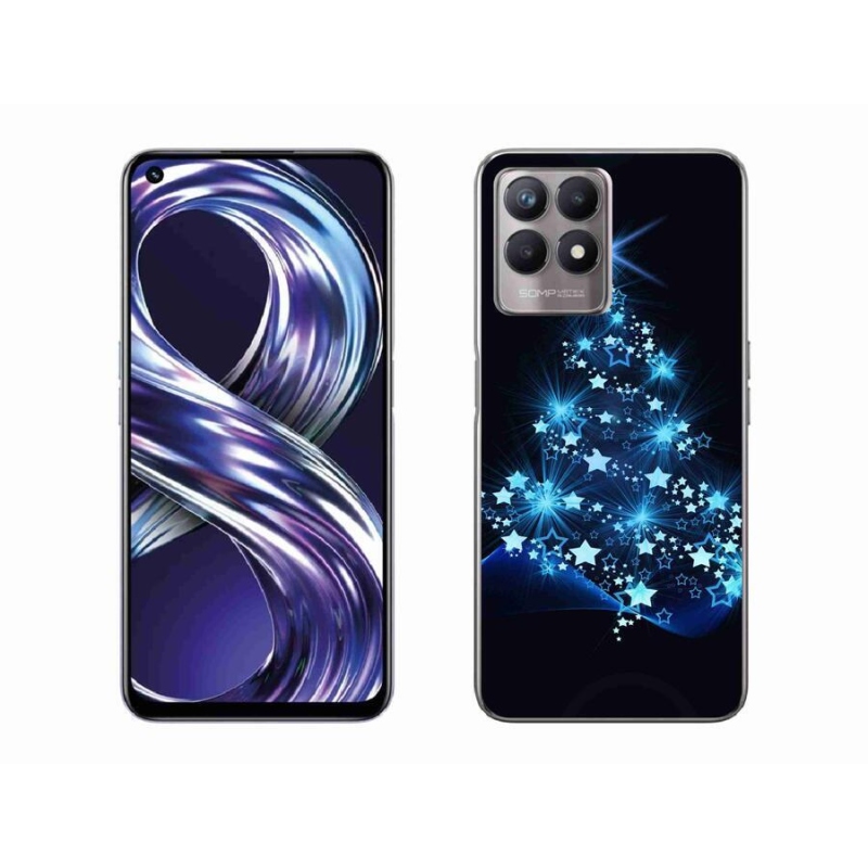 Gél borítás mmCase a Realme 8i készülékhez - karácsonyfa