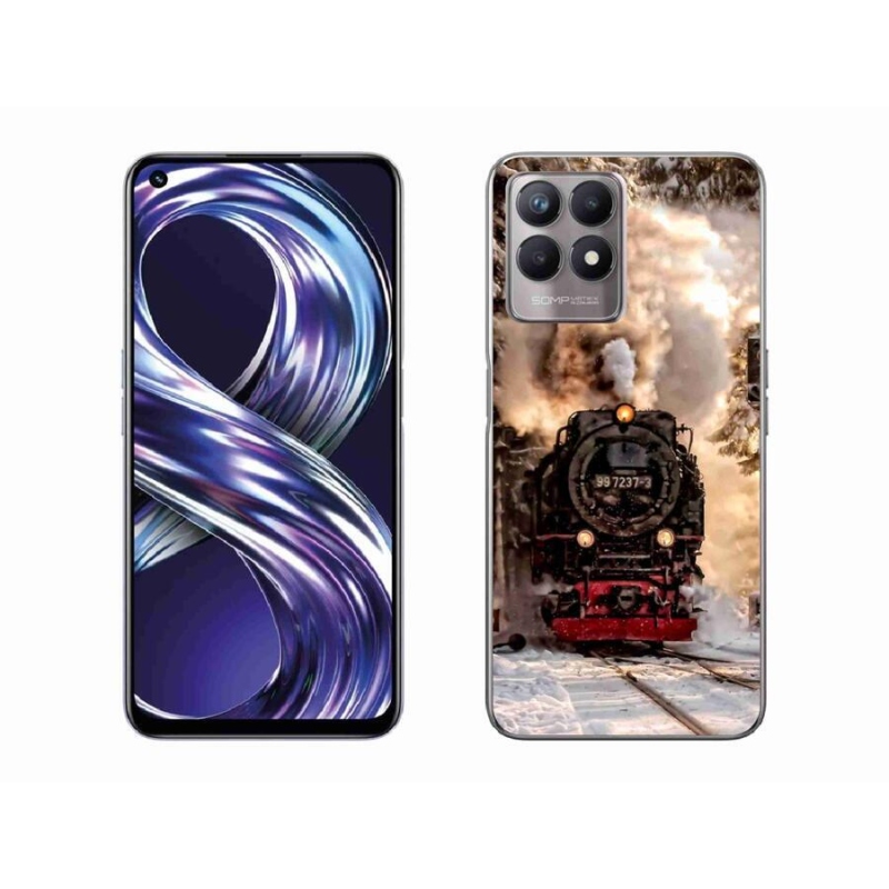 Gél borítás mmCase a Realme 8i számára - vonat