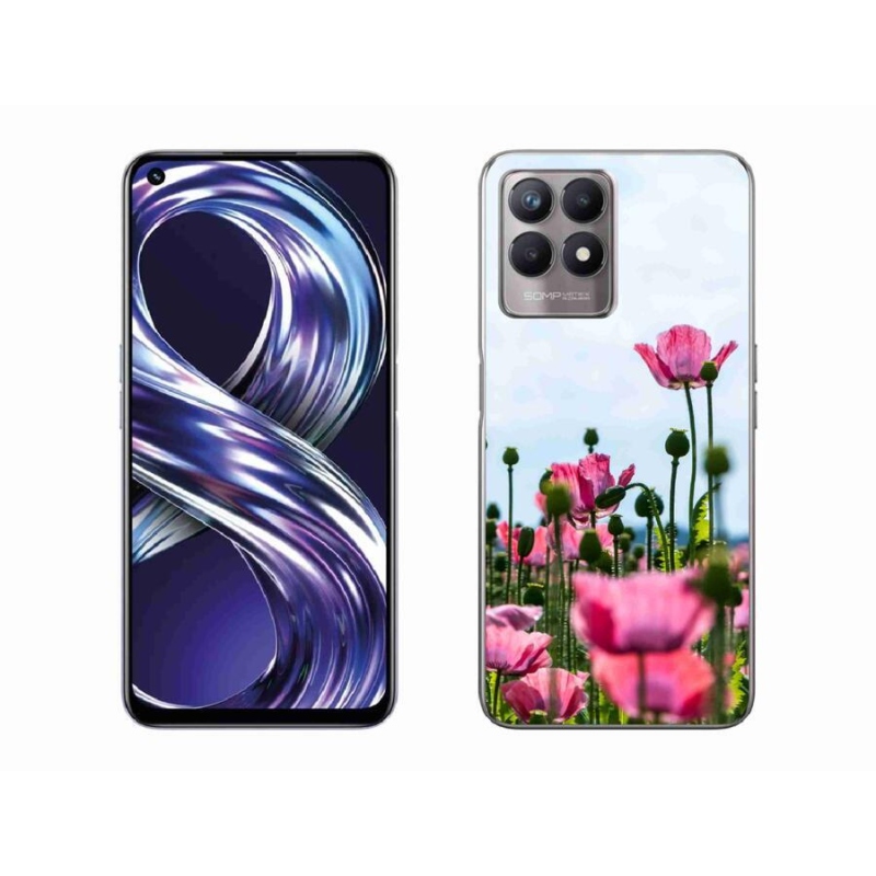 Zselés borítás mmCase a Realme 8i készülékhez - mákos színű