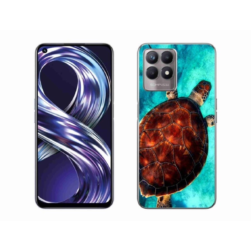 Zselés borítás mmCase a Realme 8i készülékhez - teknősbéka