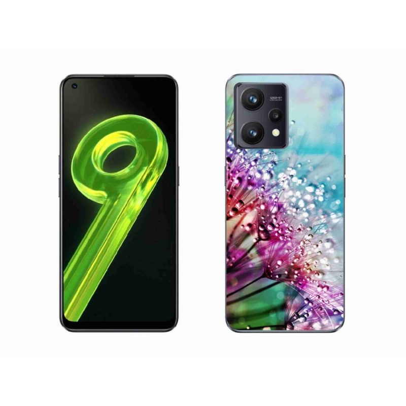 Gél borító mmCase mobilhoz Realme 9 4G - színes virágok