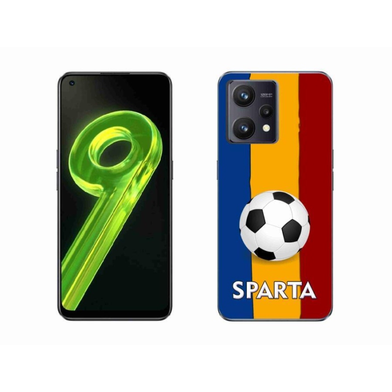Gél borítás mmCase a Realme 9 4G-hez - labdarúgás 1