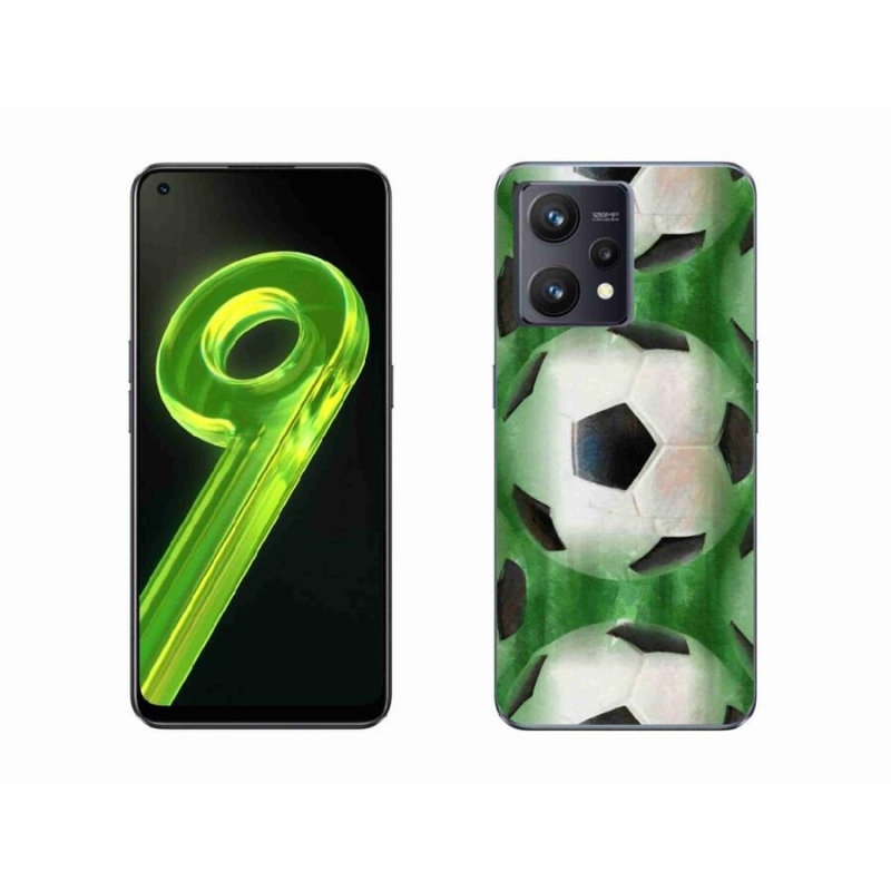 Gél borító mmCase a mobil Realme 9 4G - focilabda