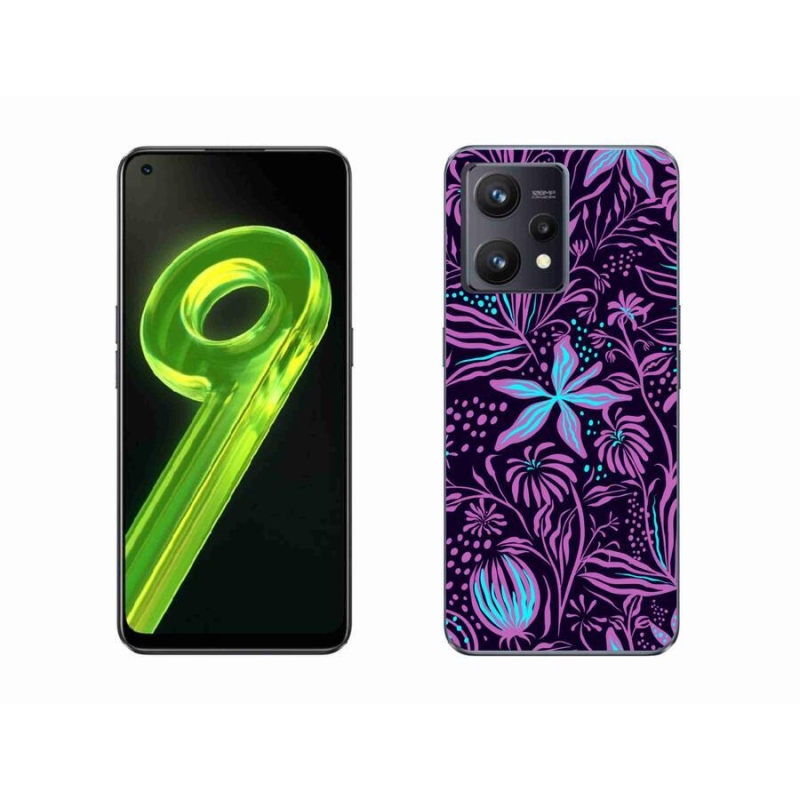 Gél borítás mmCase a Realme 9 4G-hez - virágok 2