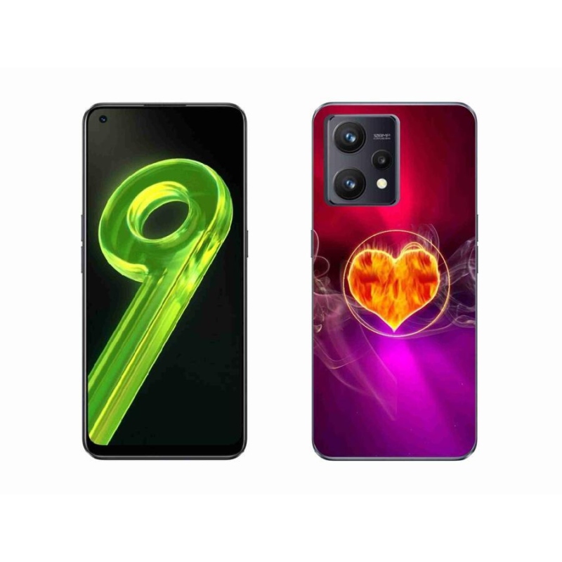 Gél borítás mmCase a Realme 9 4G készülékhez - tüzes szív