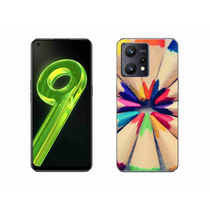Gél borító mmCase a Realme 9 4G készülékhez - zsírkréták