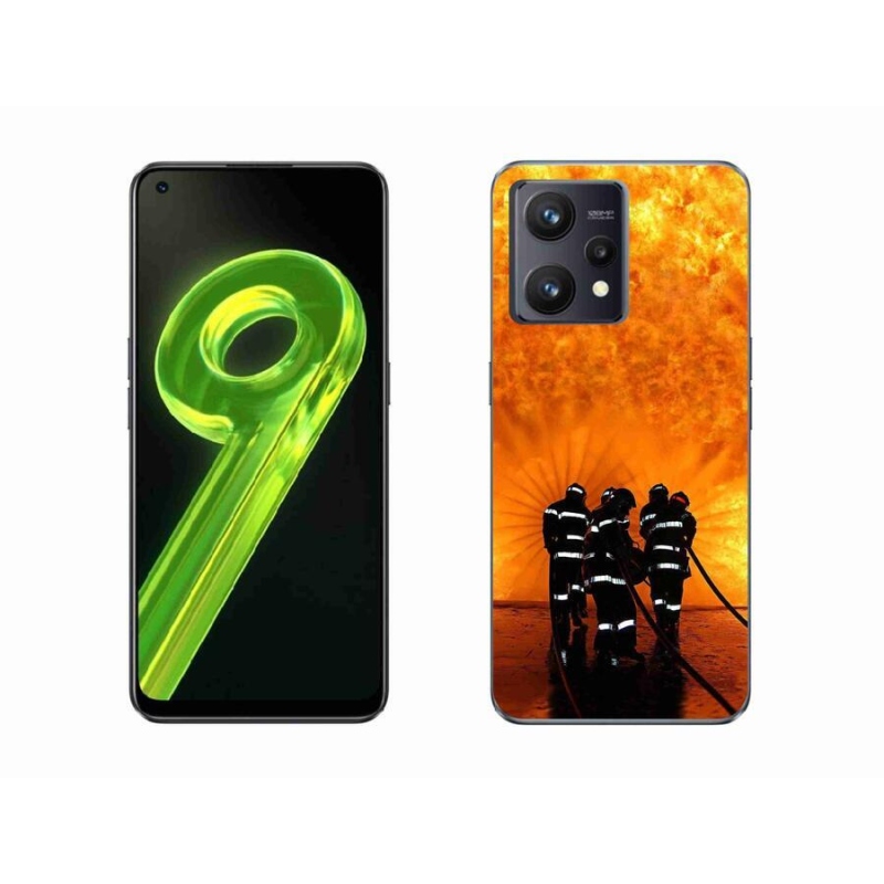 Gél borítás mmCase a Realme 9 4G-hez - tűz