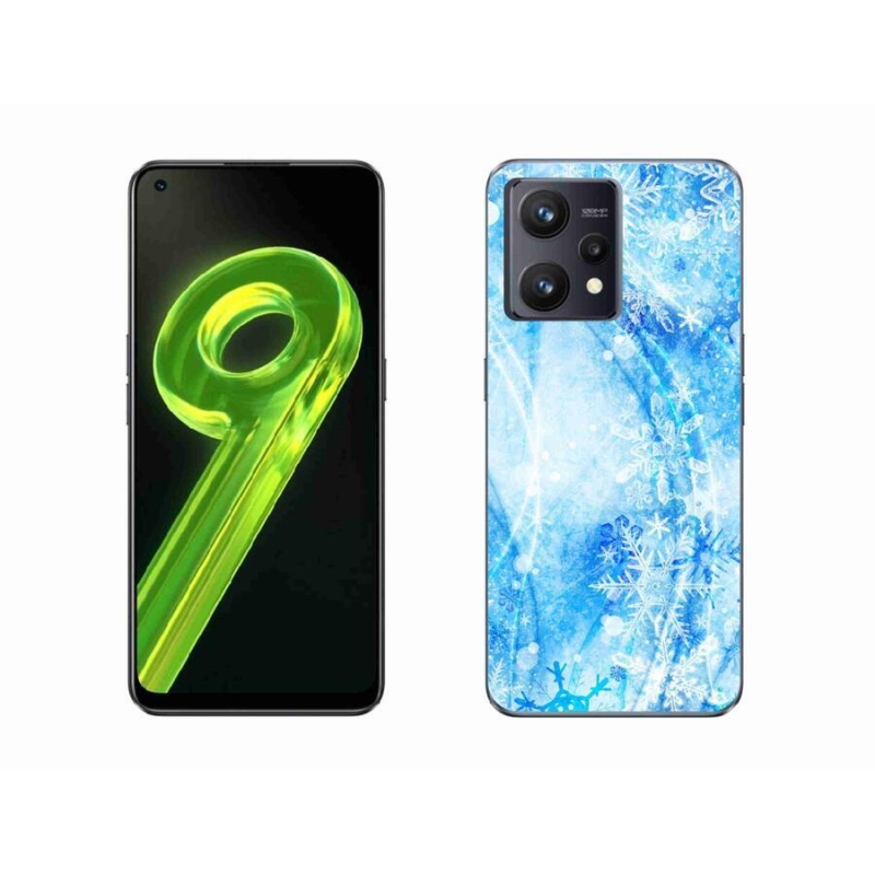 Gél borítás mmCase a Realme 9 4G készülékhez - hópelyhek
