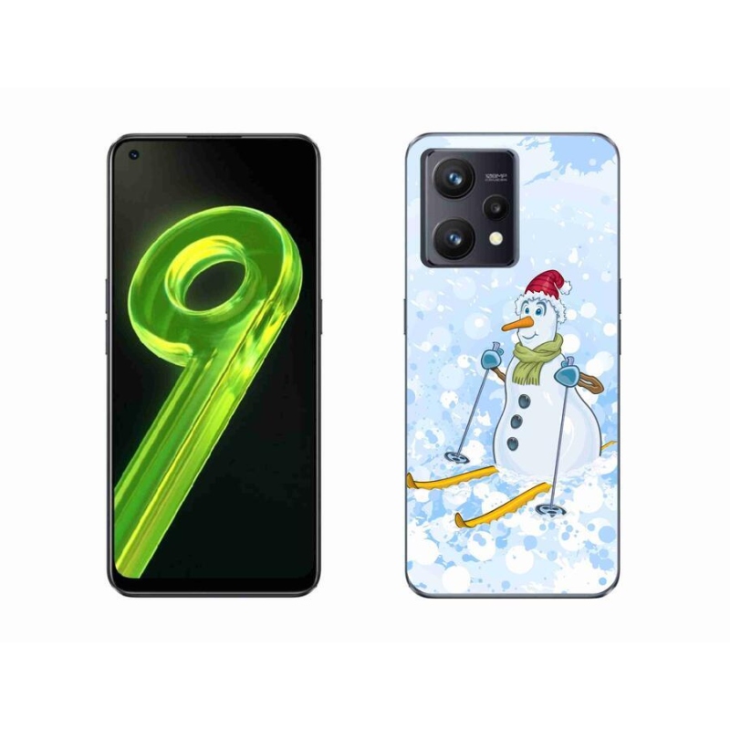 Gél borítás mmCase a Realme 9 4G készülékhez - hóember