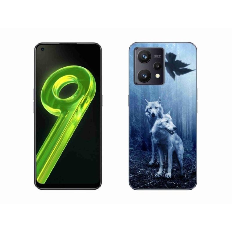 Gél borítás mmCase a Realme 9 4G-hez - farkasok az erdőben