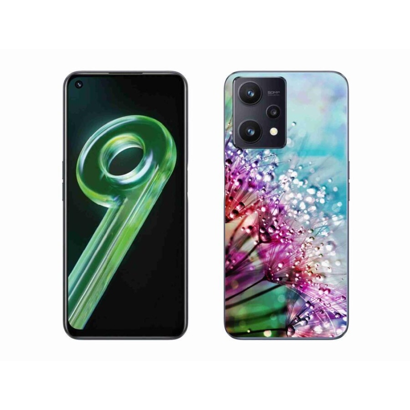 Gél borító mmCase mobilhoz Realme 9 5G - színes virágok