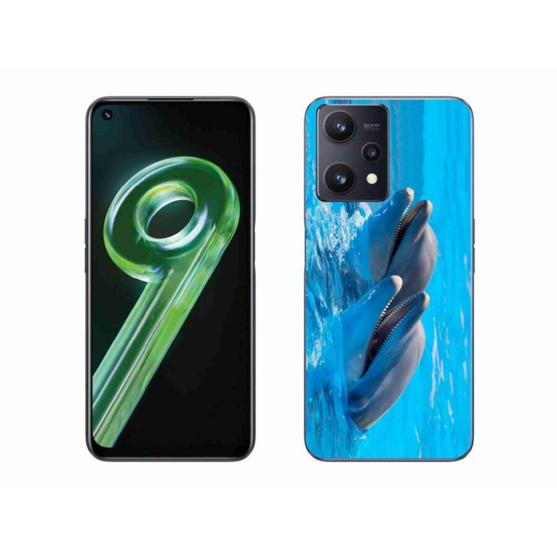 Gél borítás mmCase a Realme 9 5G készülékhez - delfinek