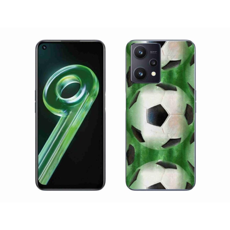 Gél borítás mmCase mobilhoz Realme 9 5G - focilabda