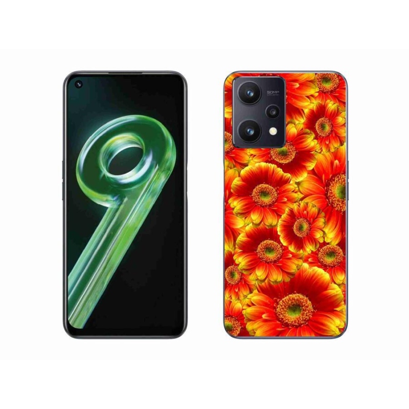 Gél borítás mmCase a Realme 9 5G készülékhez - gerbera 1