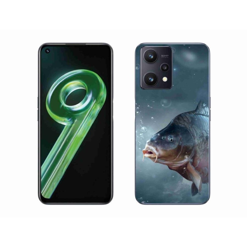 Gél borítás mmCase a Realme 9 5G számára - ponty és buborékok
