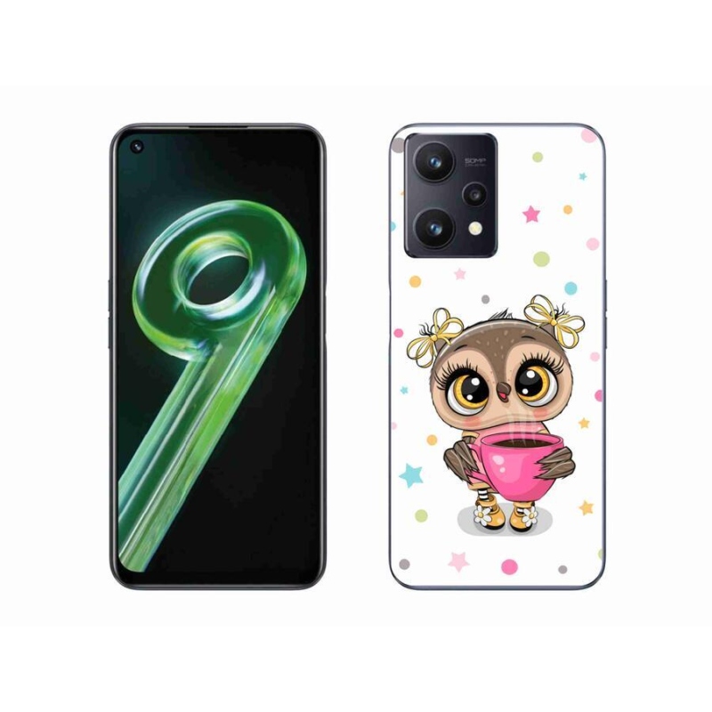 Gél borító mmCase a Realme 9 5G készülékhez - rajzfilm bagoly