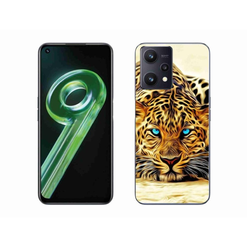 Gél borító mmCase a Realme 9 5G készülékhez - rajzfilm tigris