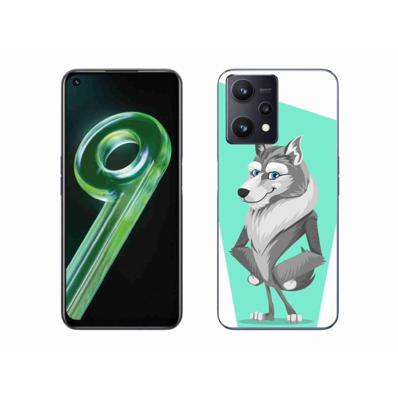 Gél borító mmCase a Realme 9 5G készülékhez - rajzfilm farkas