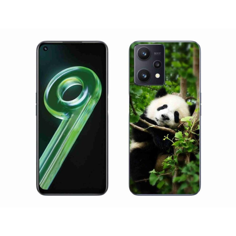 Gél borítás mmCase a Realme 9 5G készülékhez - panda