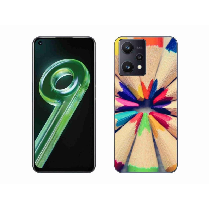 Gél borító mmCase a Realme 9 5G készülékhez - zsírkréták