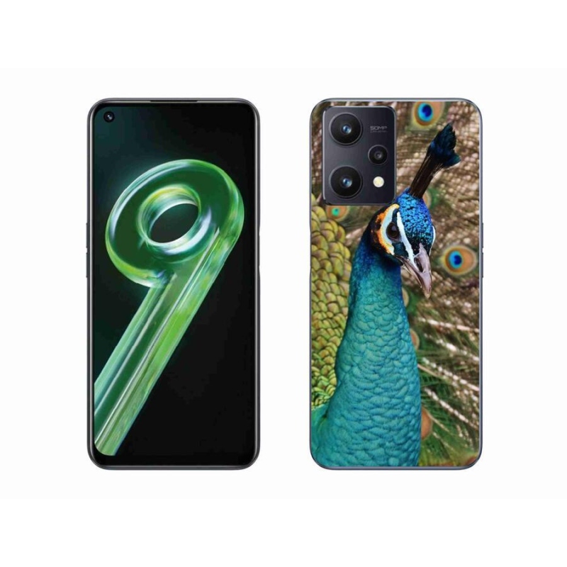Gél borítás mmCase a Realme 9 5G készülékhez - páva
