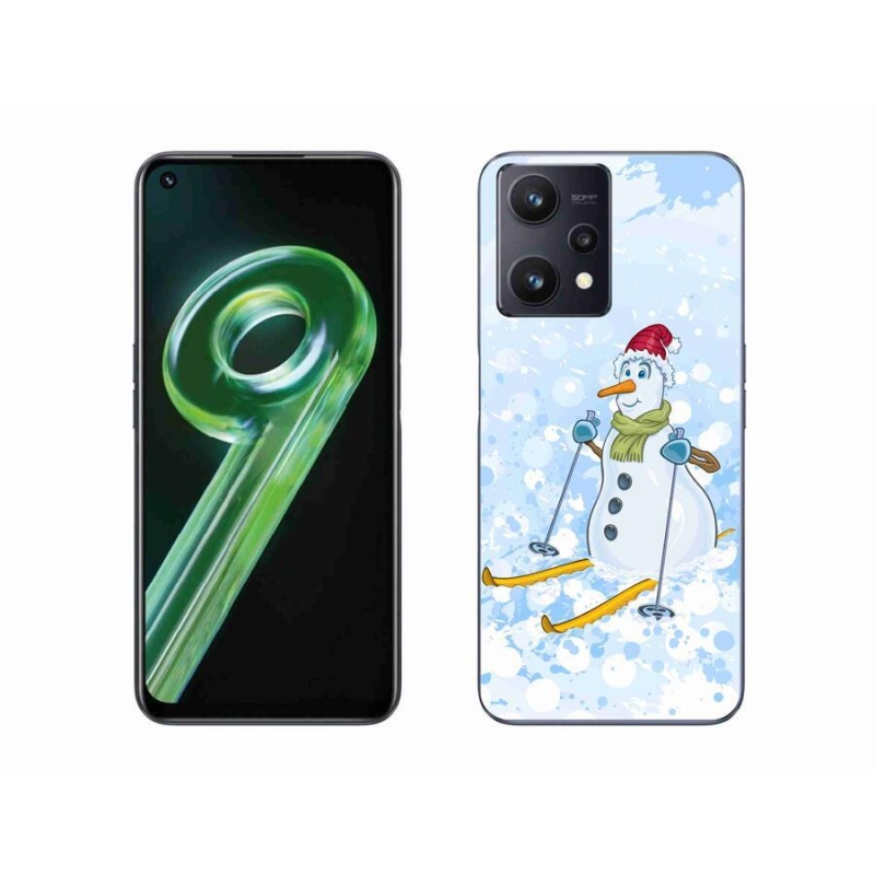 Gél borítás mmCase a Realme 9 5G készülékhez - hóember