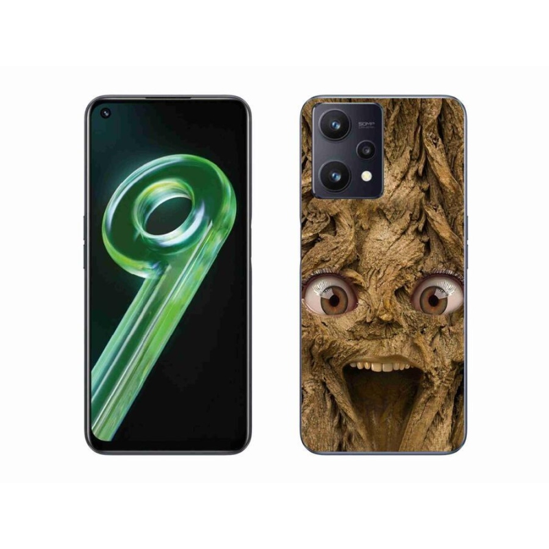 Gél borító mmCase a Realme 9 5G mobiltelefonhoz - boldog fa szemekkel