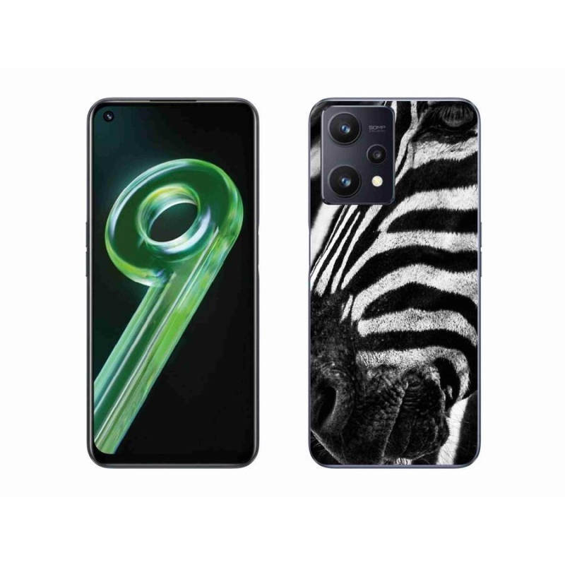 Gél borítás mmCase a Realme 9 5G készülékhez - zebra