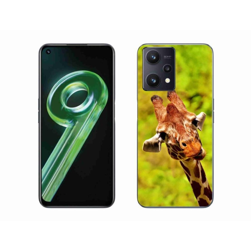 Gél borító mmCase a Realme 9 5G készülékhez - zsiráf